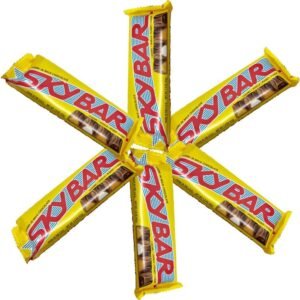 Sky Bar Pack of 6 1.5 oz Bars Nostalgic Candy Bar Multi pack 6-pack